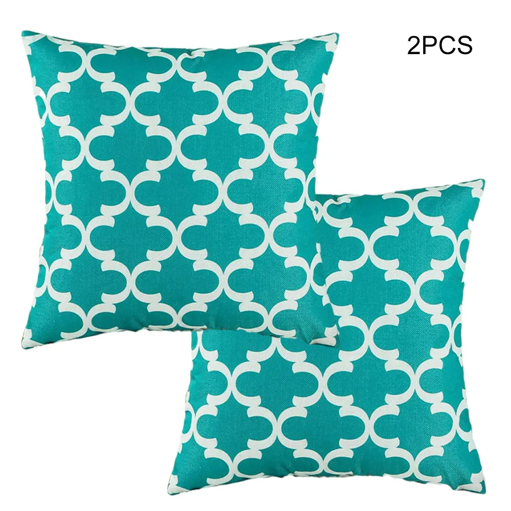 

Cushion Covers Flax Breathable Double Sided Print Throw Pillow Case For Sofa Living Room Car Housse De Coussin 45X45cm 2PCS