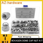 Набор колпачков из нержавеющей стали 190, M3 M4 M5 M6 M8 M10 M12 шт.