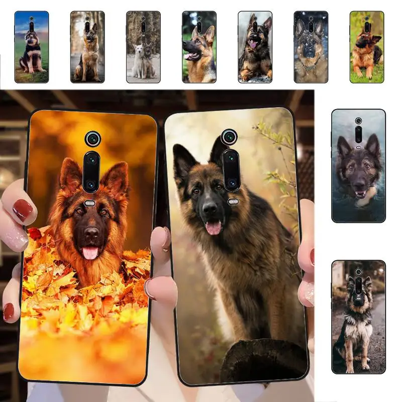 

German Shepherd Dog Phone Case for Redmi 5 6 7 8 9 A 5plus K20 4X S2 GO 6 K30 pro