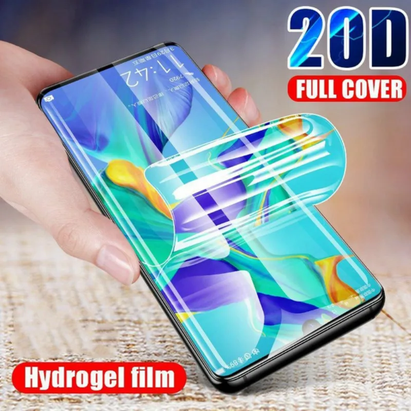 Защитная Гидрогелевая пленка для LG Q8 Q7 Q6 Stylus 3 2 Plus Защита экрана V40 V30 V20 V10 X