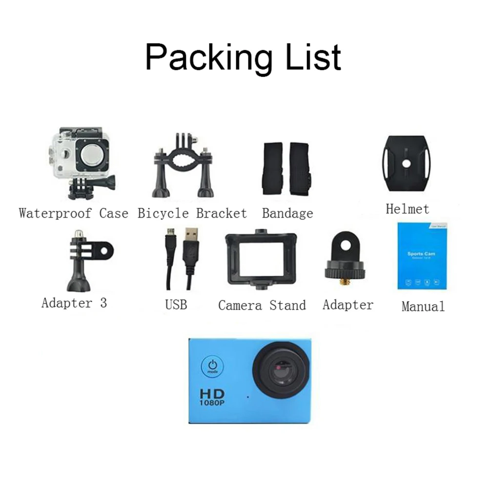 Профессиональная Экшн-камера для занятий спортом на открытом воздухе