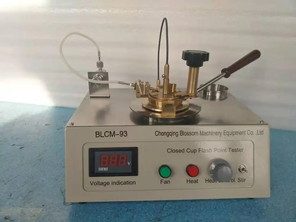 

Manual Type Closed Cup Flash Point Analyzer for Vegetable Oil