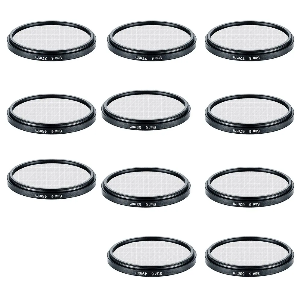 

37mm-82mm 4 Line 6 Line 8 Line Filter Lens Protecting Filter for canon for nikon Universal Camera Optical Glass Filter