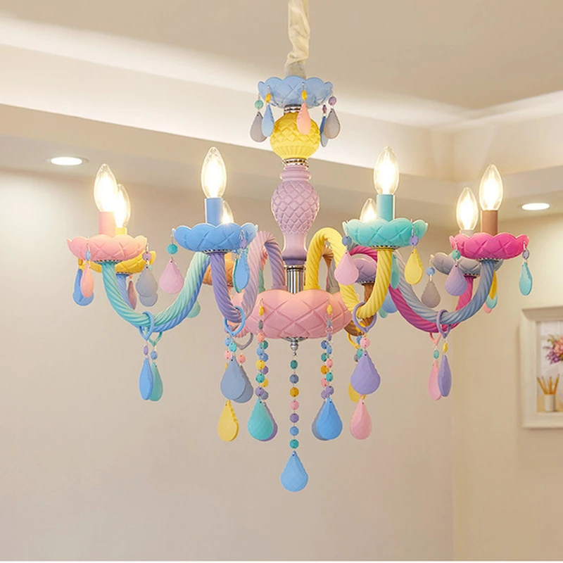 Современный Креативный подвесной светильник самостоятельно Красочный