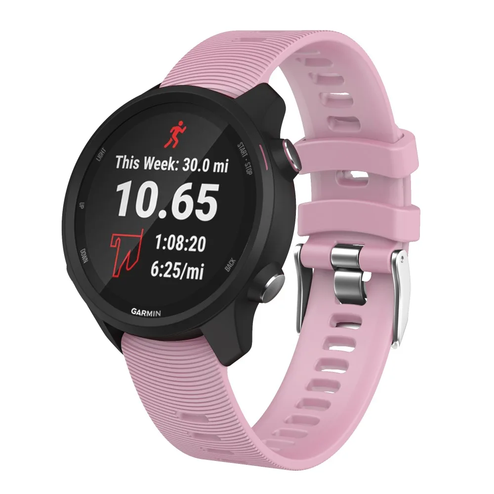 Цветной сменный ремешок из мягкого силикона для Garmin Forerunner 645 смарт браслет 245 м