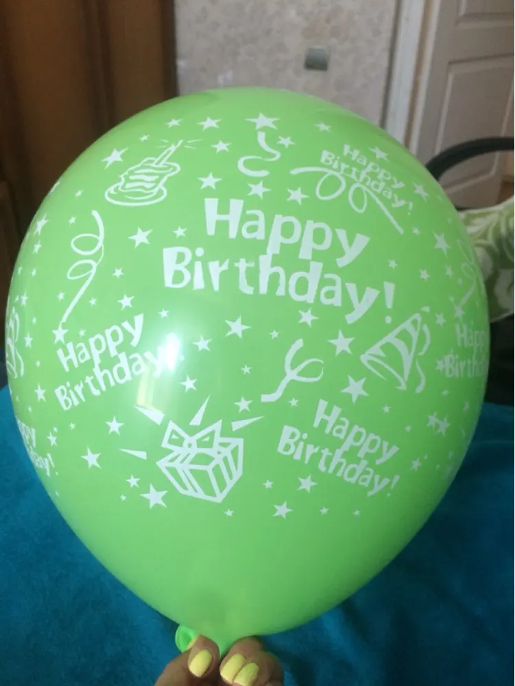 10 шт./лот 12 дюймов День рождения шарики для украшения круглый шар из латекса