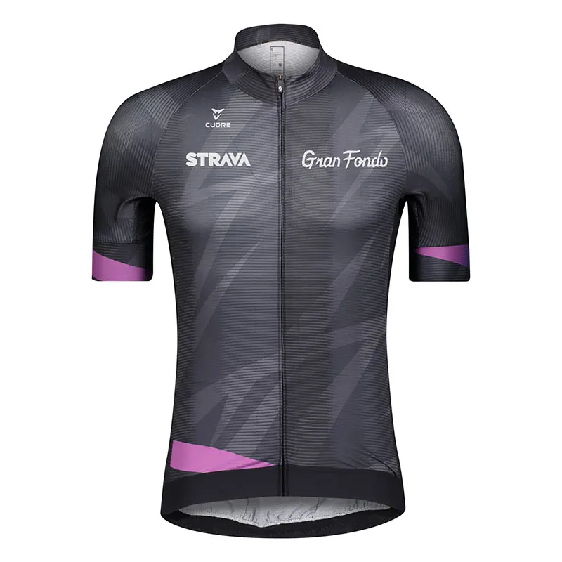 

2021 New STRAVA Breathable Cycling Jersey Men Summer Anti-UV Bike Clothing Road Team Bicycle Jersey mtb Cycling Shirt Maillot