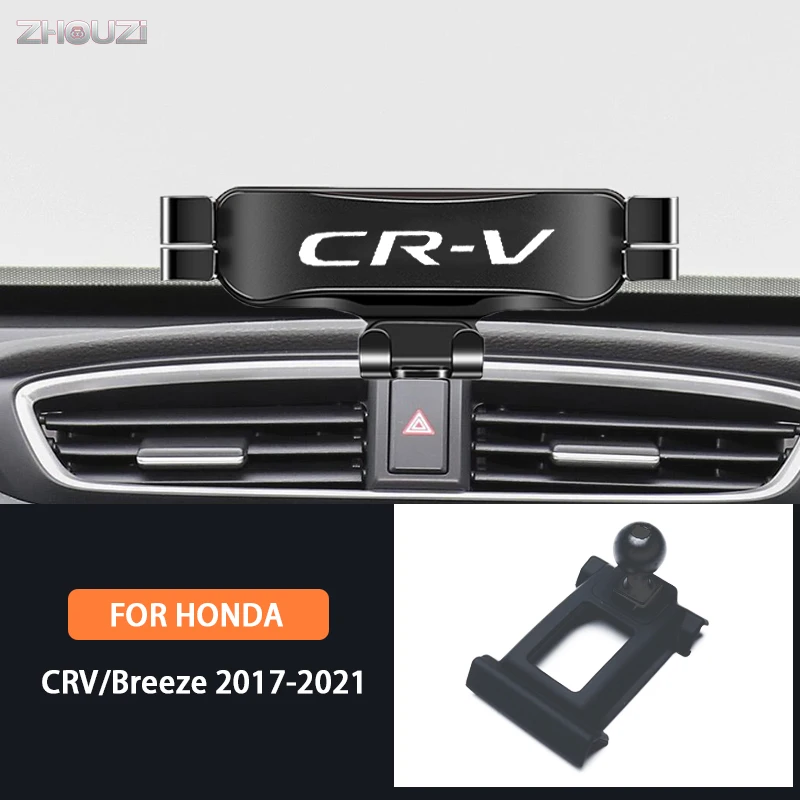 

Car Mobile Phone Holder Mounts GPS Stand Gravity Navigation Bracket For Honda CRV Breeze 2017 2018 2019 2020 2021 Accessories