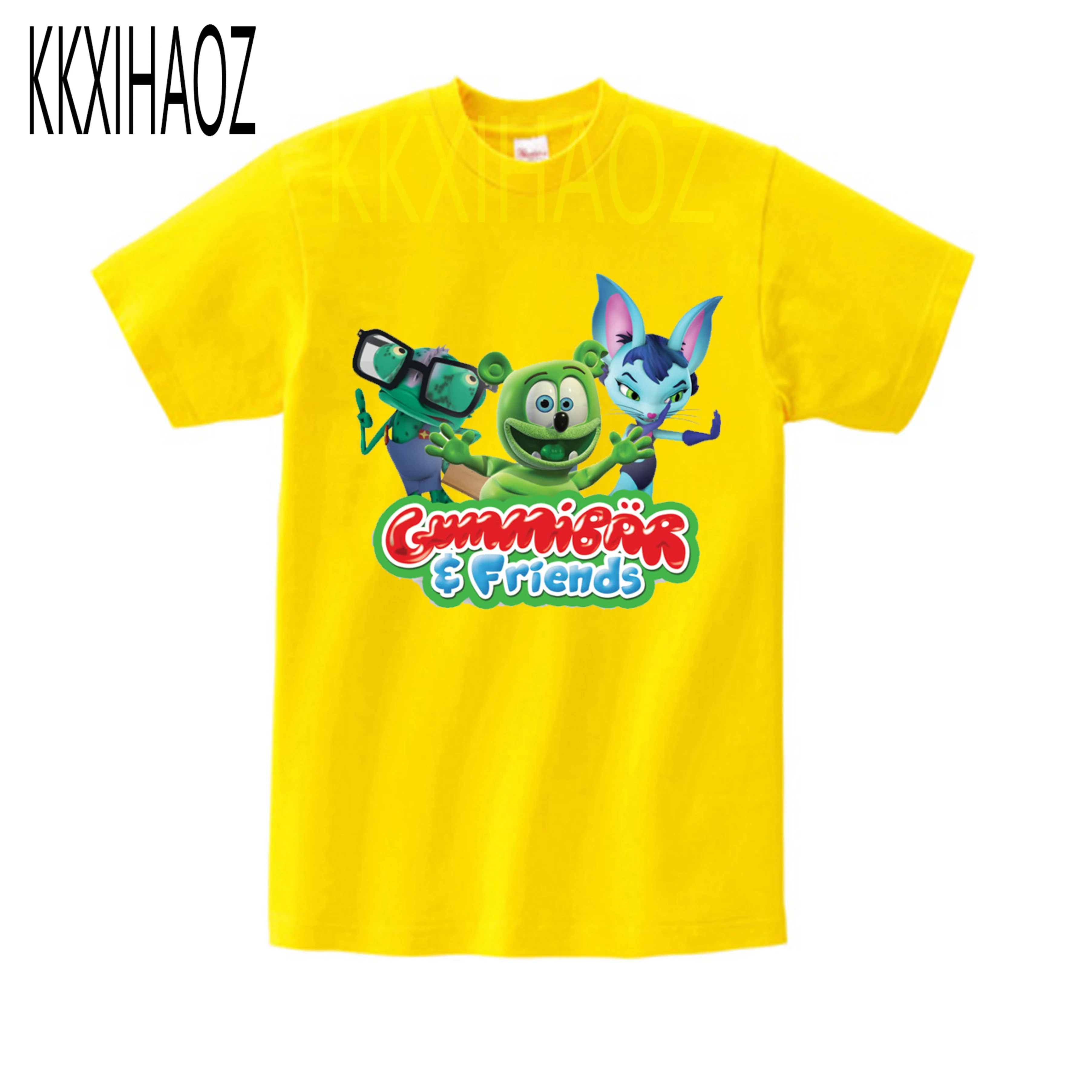 

Gummy Bear T-Shirt Fashion Personality kid 2019 Summer Funny Casual Print boy T Shirt girls tshirt MJ