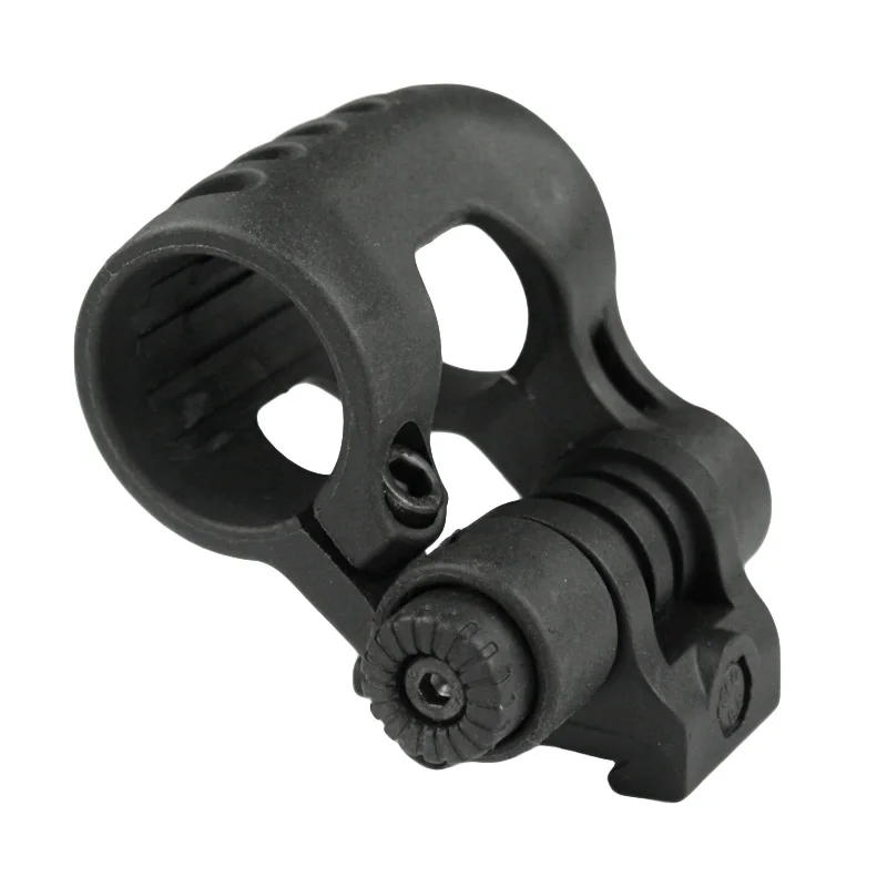 VULPO Airsoft Flashlight Clamp Adjustable Tactical Light Mount to Hold 25.4mm Diameter Lights BK DE | Спорт и развлечения