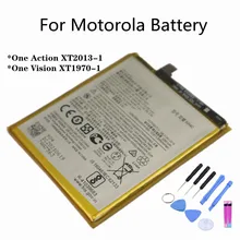 New Original KR40 Battery For Motorola Moto One Action XT2013-1 / One Vision XT1970-1 3500mAh Large Capacity Smart Phone Bateria