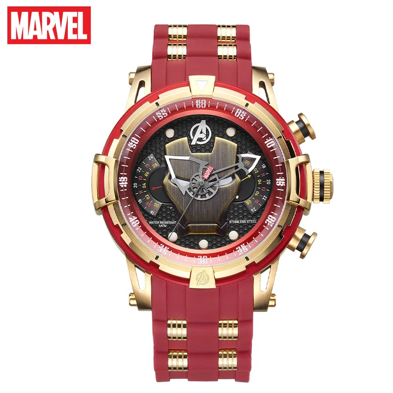 

Marvel Iron Man Men's Watch Waterproof Quartz Watch Fashion Casual 5-pin Multifunction Men's Watch
