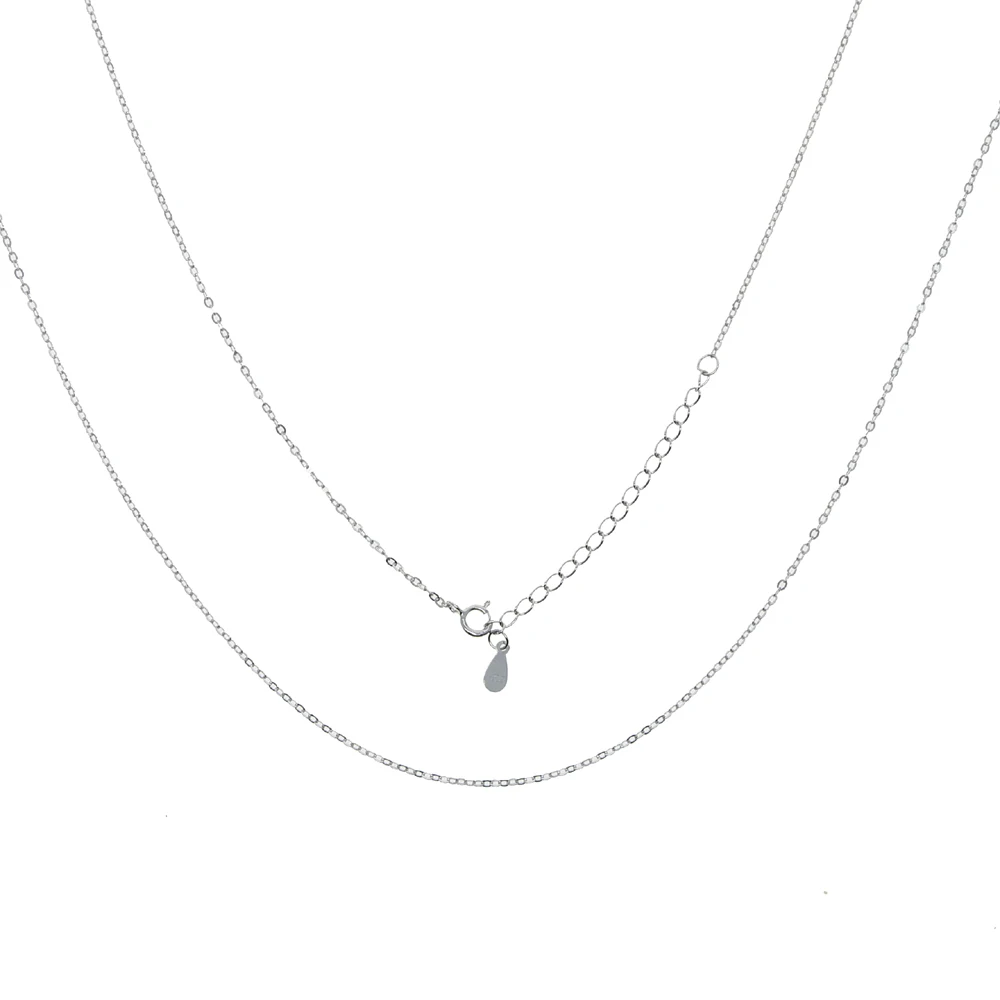 

Ожерелье-чокер из серебра 2022 пробы с тонкими звеньями