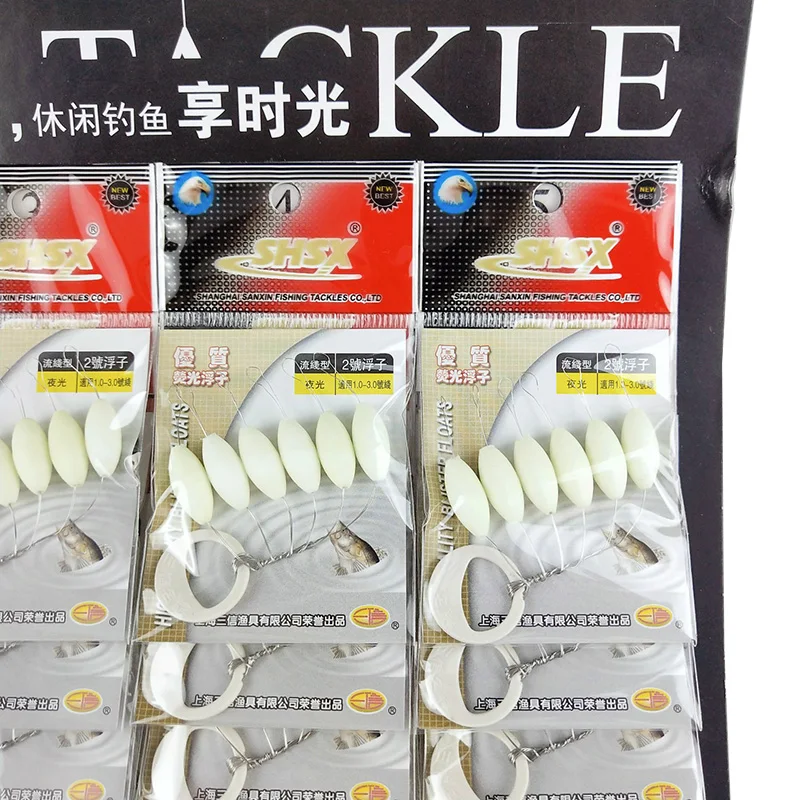 Высококачественный светящийся рыболовный поплавок 60/40 упак./лот с 7 звездами