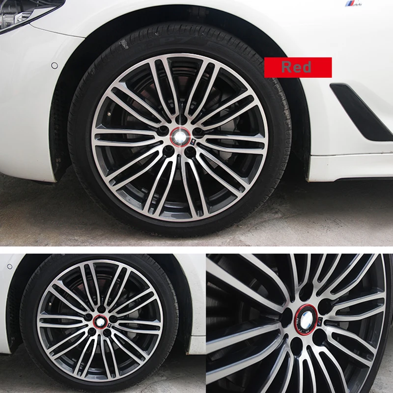 Наклейки на автомобильные диски из алюминиевого сплава для BMW F30 F31 F10 F20 E90 E92 E93 F11 F21