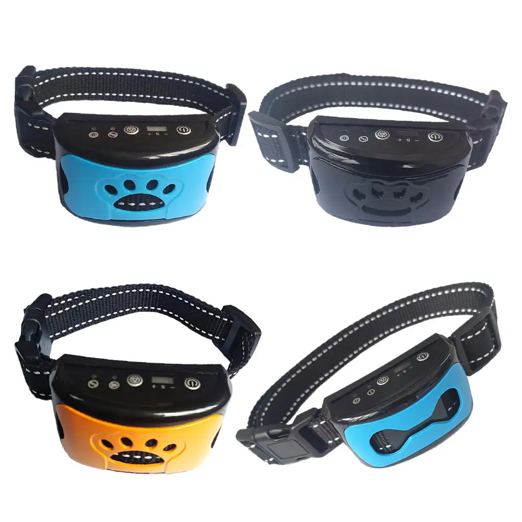 

Electric Anti Barking Collar Vibration 7 Level Stop Bark Beep Rechargeable Waterproof Humane Small Large Dogs Training Pet