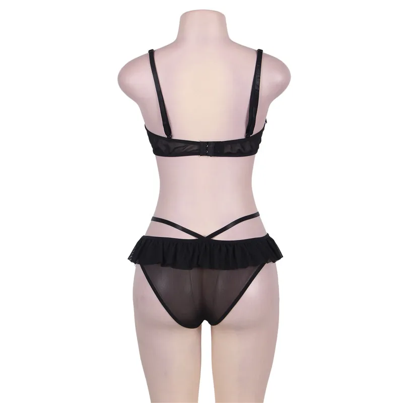 Ohyeahlover сексуальный женский комплект нижнего белья с открытой чашкой модный