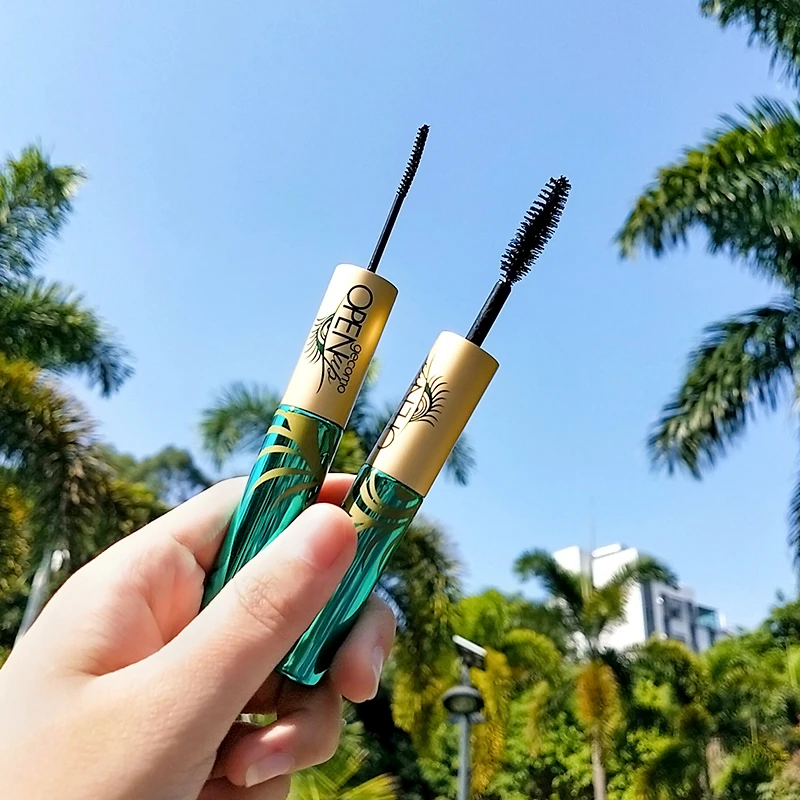 Тушь для ресниц GECOMO двусторонняя вьющаяся водостойкая черная с толстыми тонкими