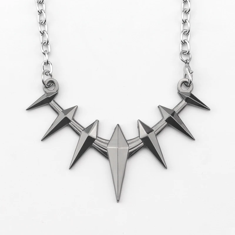 

Men's Necklace Trinket Movie Jewelry Superhero Pendant Chain Wakanda King T'Challa Cosplay Jewelry Gift