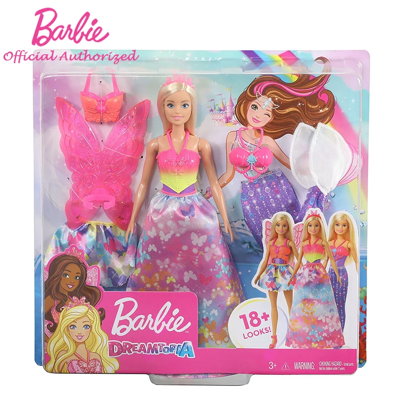 Barbie Girl Doll Toys Dreamtopia Series Dress Up Beautiful Long Hair Princess Gift GJK40 12-inch For Children Birthday | Игрушки и хобби