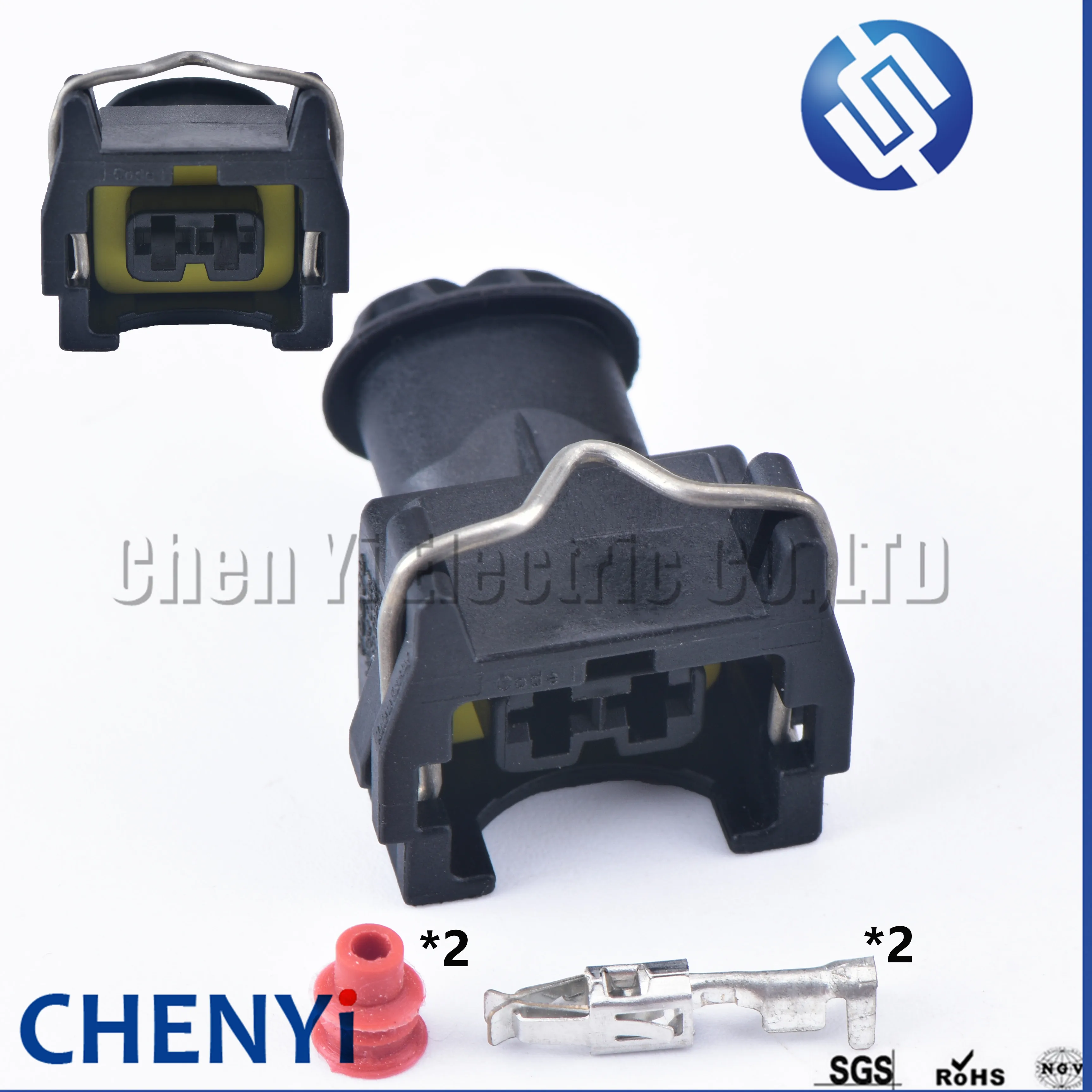 Автомобильный водонепроницаемый разъем 1 комплект 2-контактный для жгута