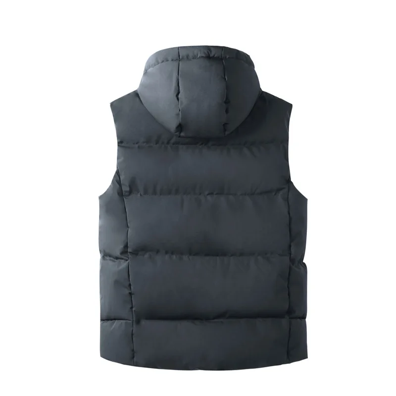 

iSurvivor 2021 Winter Vest Men's Cotton Jacket Warm Jacket Plus Size Men's Waistcoat Thickened
