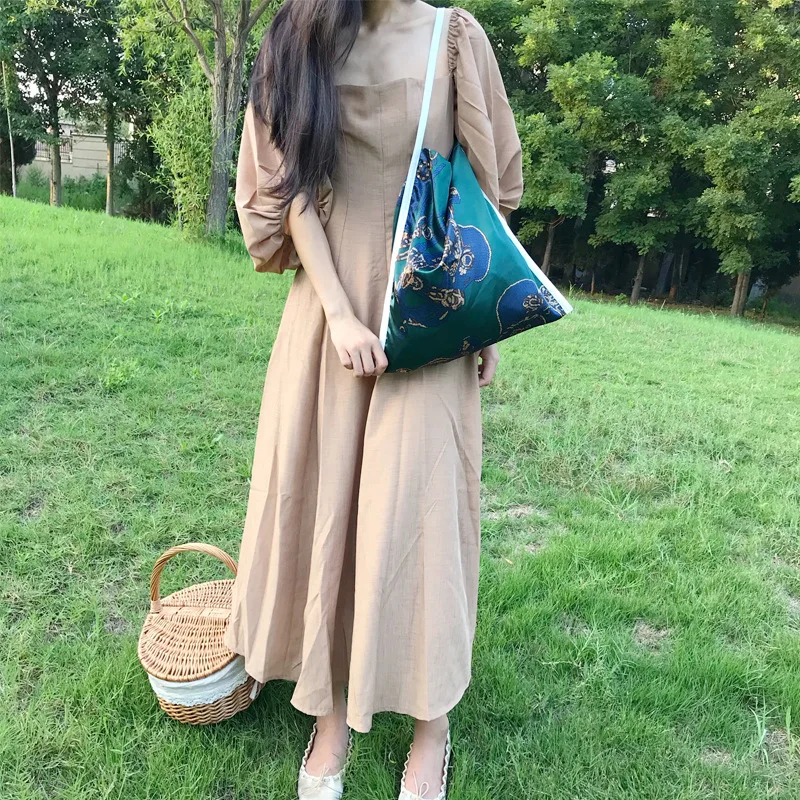 Youda новый оригинальный Шелковый материал дамская сумка через плечо большая