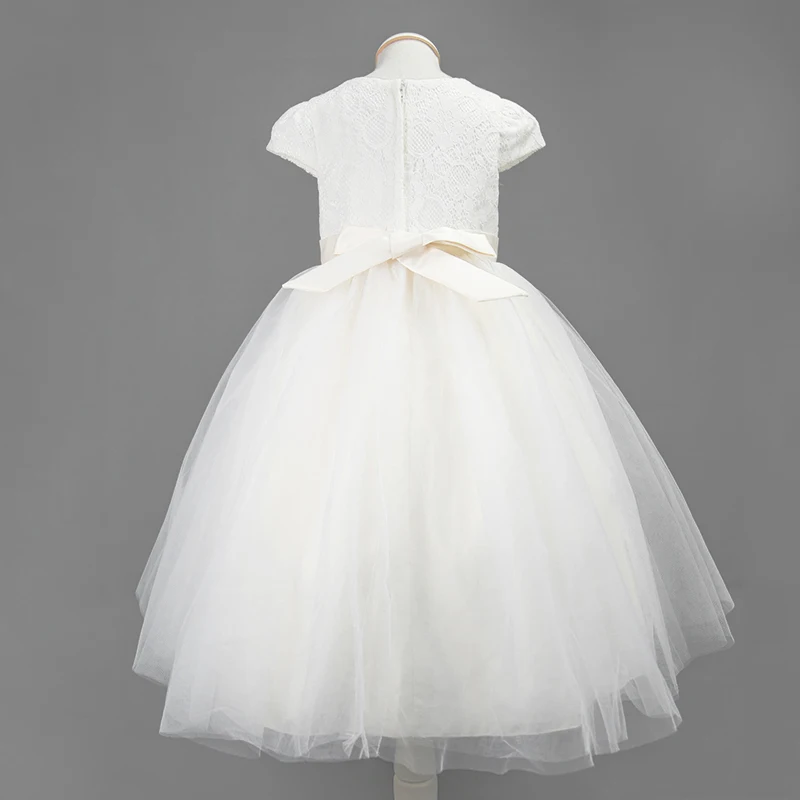 Nimble/Белое платье для девочек Одежда принцессы Вечерняя официальная одежда с