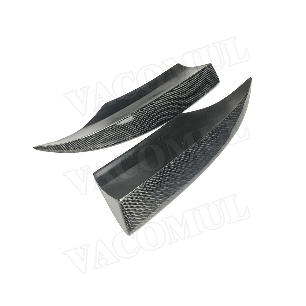 Автомобильные разветвители для заднего бампера из углеродного волокна щитки