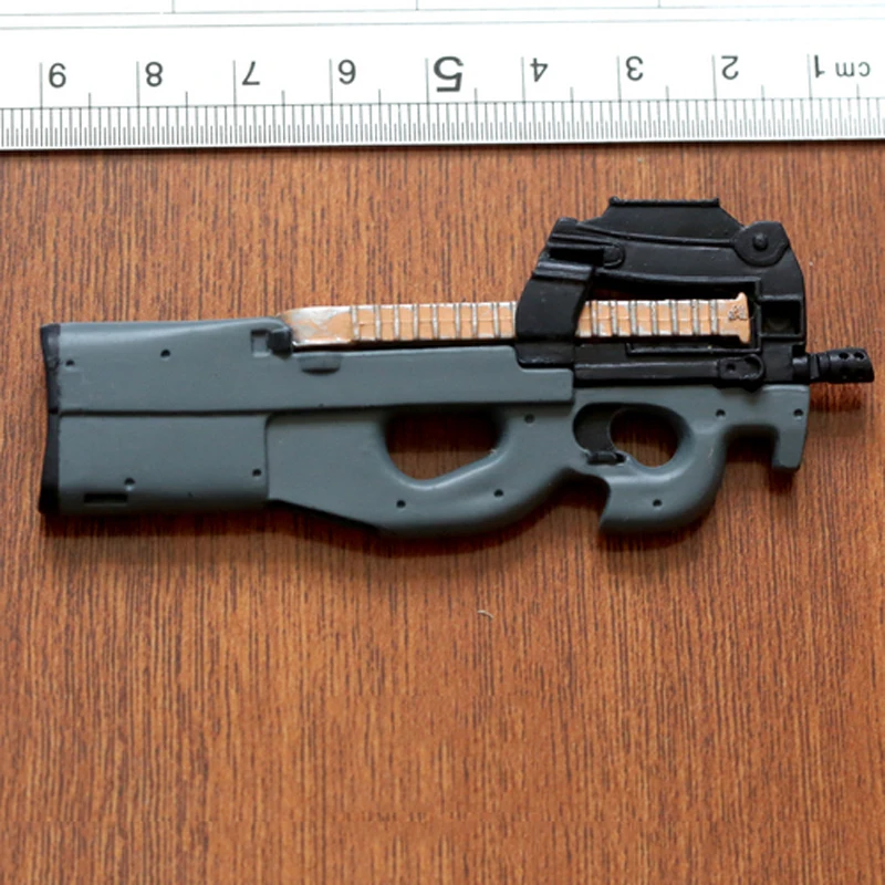 Фигурка солдата в масштабе 1/6 аксессуары модель P90 форма пластиковая винтовка