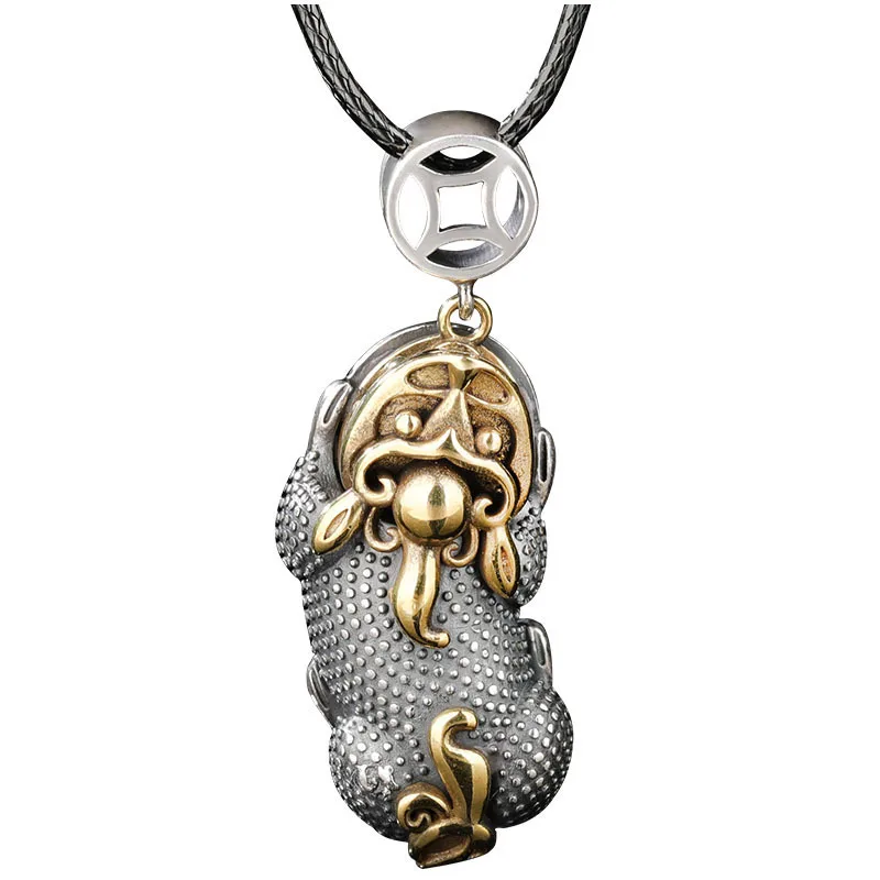 Ожерелье Pixiu Подвеска ювелирные изделия Overlord из медного сплава для мужчин женщин