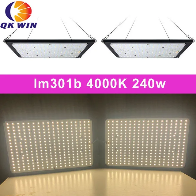 4000K 240 Вт samsung Quantum Board LM301B QB288 AC 110 В/220 В Meanwell драйвер DIY полный спектр внутренний светодиодный светильник для выращивания овощей и цветов - Испускаемый цвет: 4000K