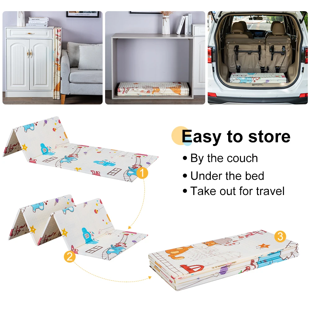 Коврик-пазл детский водостойкий складной развивающие игрушки для детей | Игрушки