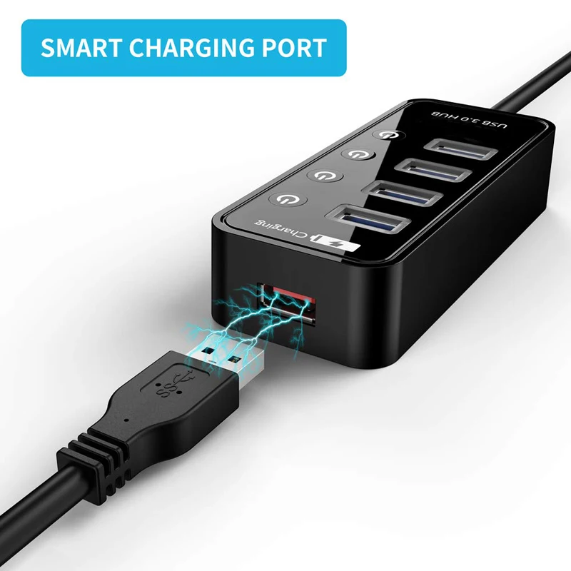 USB 3 0 концентратор зарядное устройство мульти 4 7 портов для Ipad MacBook Air Pro компьютера