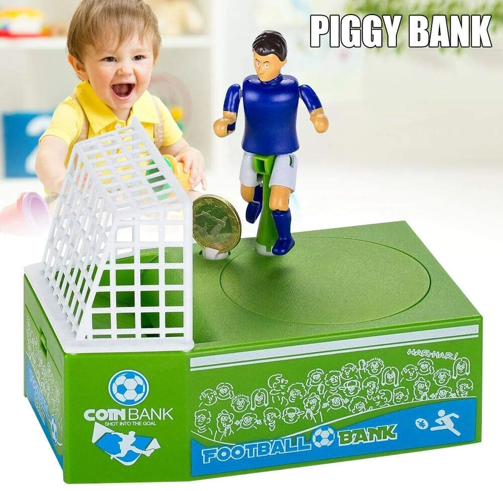

Банк для монет для игры в футбол, стрельбы, милый держатель для монет для футбола, стрельбы, коробка для хранения для монет, игрушечный банк д...