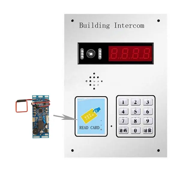 RFID EM/ID встроенный контроль доступа домофон Лифтовое управление с 2 материнской