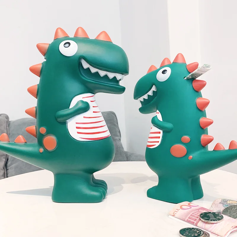 

Cartoon Dinosaur Money Boxes Coins Piggy Bank Cute Children Money Saving Box Piggy Bank Living Room Decorative Ornaments Gifts