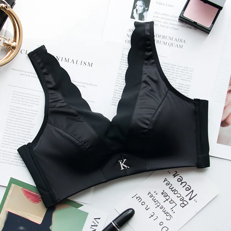 Женский бюстгальтер с чашками пуш ап без косточек|Бюстгальтеры| |