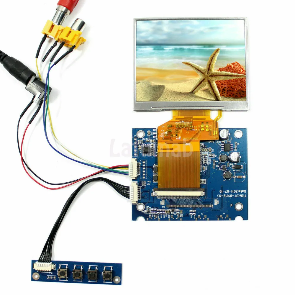 Latumab New For 3.5&quot TFT LCD LQ035NC111 320 * 240 Screen Display with 2AV controller Board for Satlink WS 6906 Satellite | Компьютеры