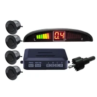 12v car auto parktronic led parking sensor with 4 sensors reverse backup car parking radar monitor detector system display