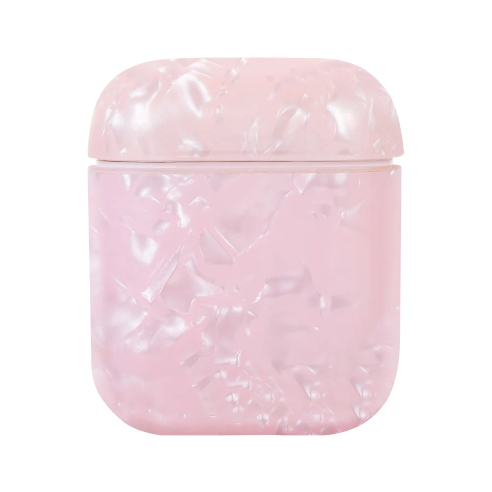 Pink 1 шт. чехол для Airpods мини наушники Пылезащитная наклейка чехол под мрамор оболочка кожа Bluetooth наушники защитные аксессуары - Цвет: Pink