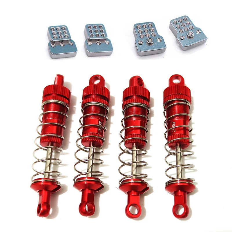 4 шт. металлический амортизатор с удлинителем для WPL C14 C24 MN D90 HS 18301 Wltoys A959 K929 Rc
