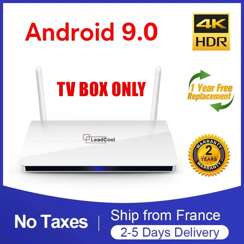 Приставка Смарт ТВ Leadcool Android 9 0 Amlogic S905W 4 ядра 2 ГГц Wi Fi H.265 4K|ТВ-приставки и