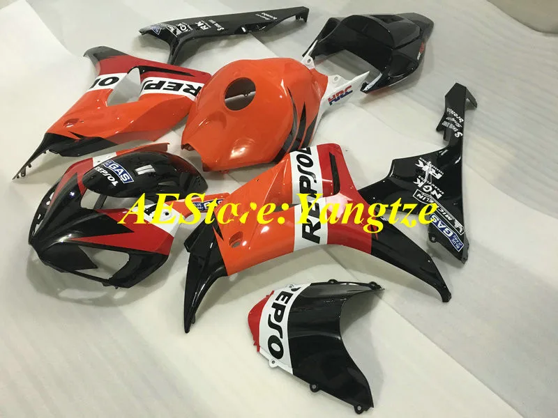 Комплект обтекателей для мотоцикла CBR1000RR 06 07 CBR1000 2006 2007 Красный Оранжевый Черный