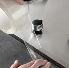 Водостойкая прозрачная лента для раковины, кухни, прочная самоклеящаяся лента для защиты от плесени, для бассейна, уплотнитель для ванной комнаты, силиконовые наклейки