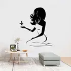 Прекрасный салон красоты стикер стены Съемный стикер стены s Diy обои для детских комнат съемные декор настенные наклейки