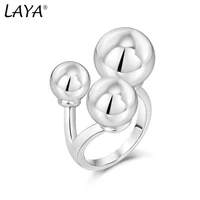 laya real 925 sterling silver ring natural creative designer fine jewelry top quality ball rings for women bijoux