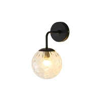 Design Bathroom Wall Lamp Modern Black Round Outdoor Lighting Lamps For Living Room Kinkiet Nowoczesny Home Decorations AB50WL