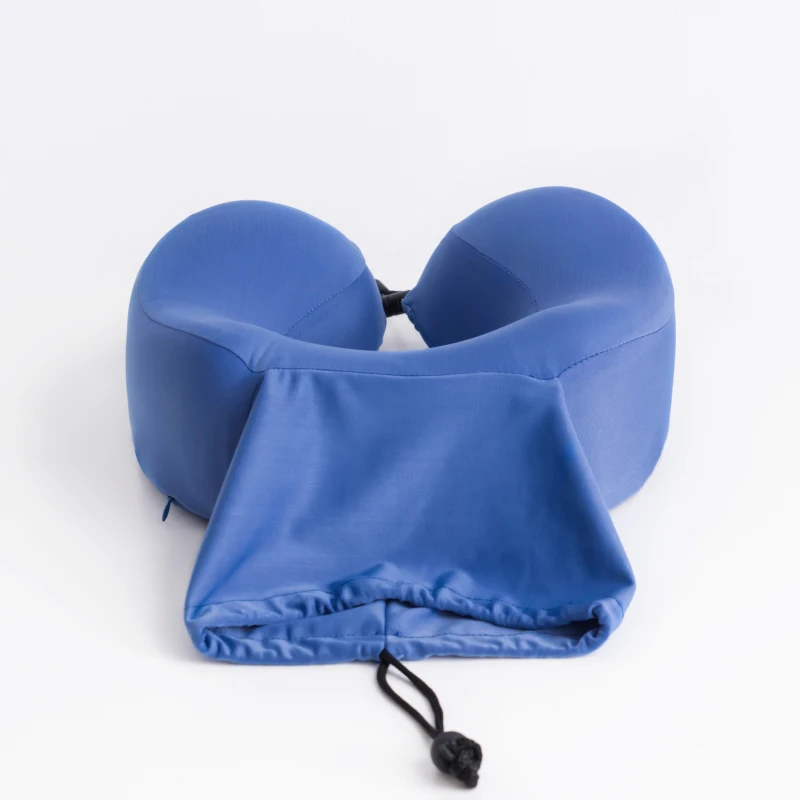 Мягкая подушка для путешествий из пены с эффектом памяти 360 поддержка головы и