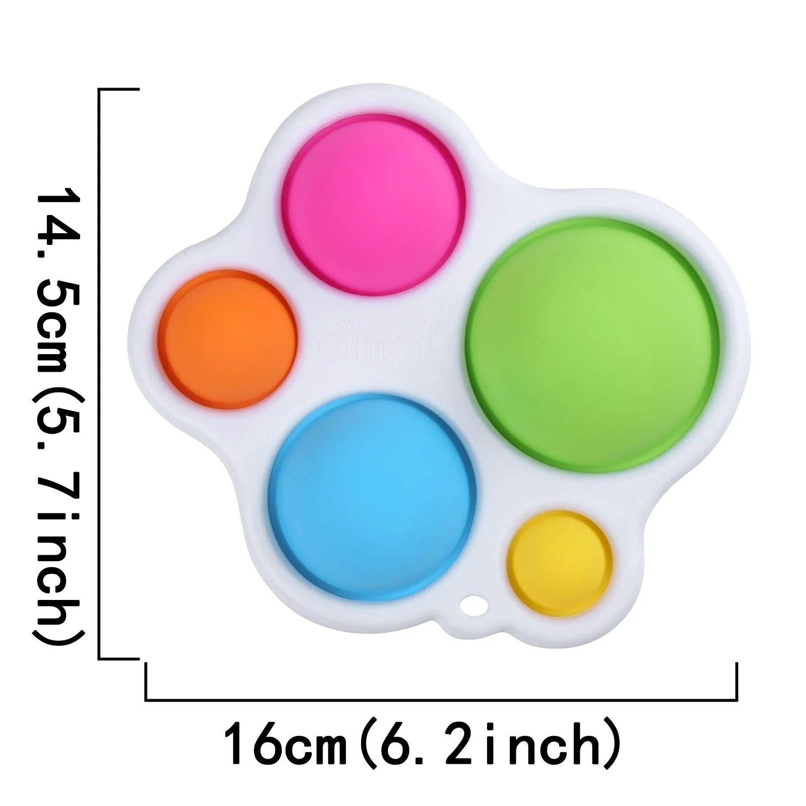 

2021 New Super Big Size Push Bubble Toys Rainbow Push Is Bubble Antistress Toys Adult Children Simple Dimple Toy Relieve Autism